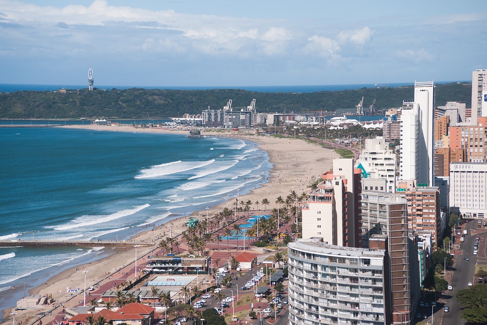 Praia em Durban - Africa do Sul