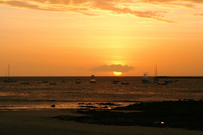 O que fazer na Costa Rica: pôr do sol em Tamarindo.